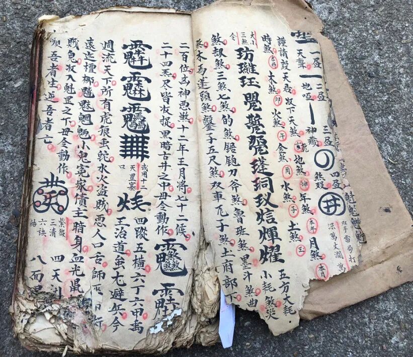 《家传天师府下嗣秘诀符》  ｜正一祖传法本，含陈元帅符、祛口舌血光符、玄秘显道法与避邪行法要诀(5)