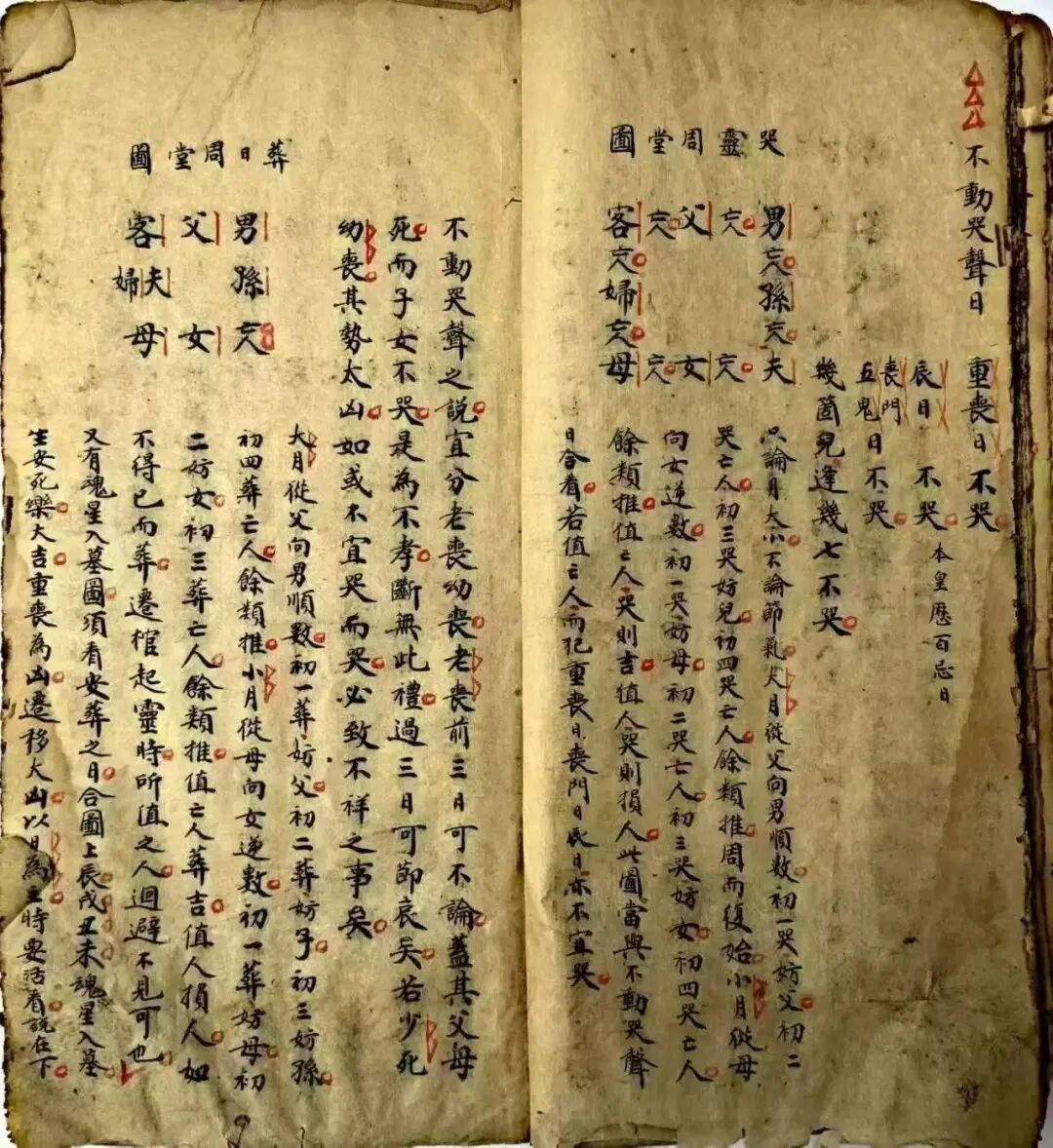 《丧葬通书》  ｜古传丧葬择吉秘本，收录白衣神咒、年月神位、二十八宿值日、合八字安葬择日全诀(5)