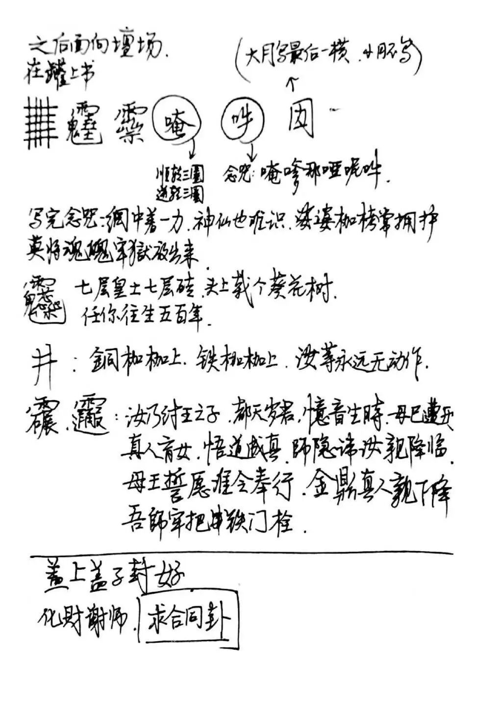 赣派普庵符咒秘本《江西普庵法本》  ｜民间法教普庵派古本(9)