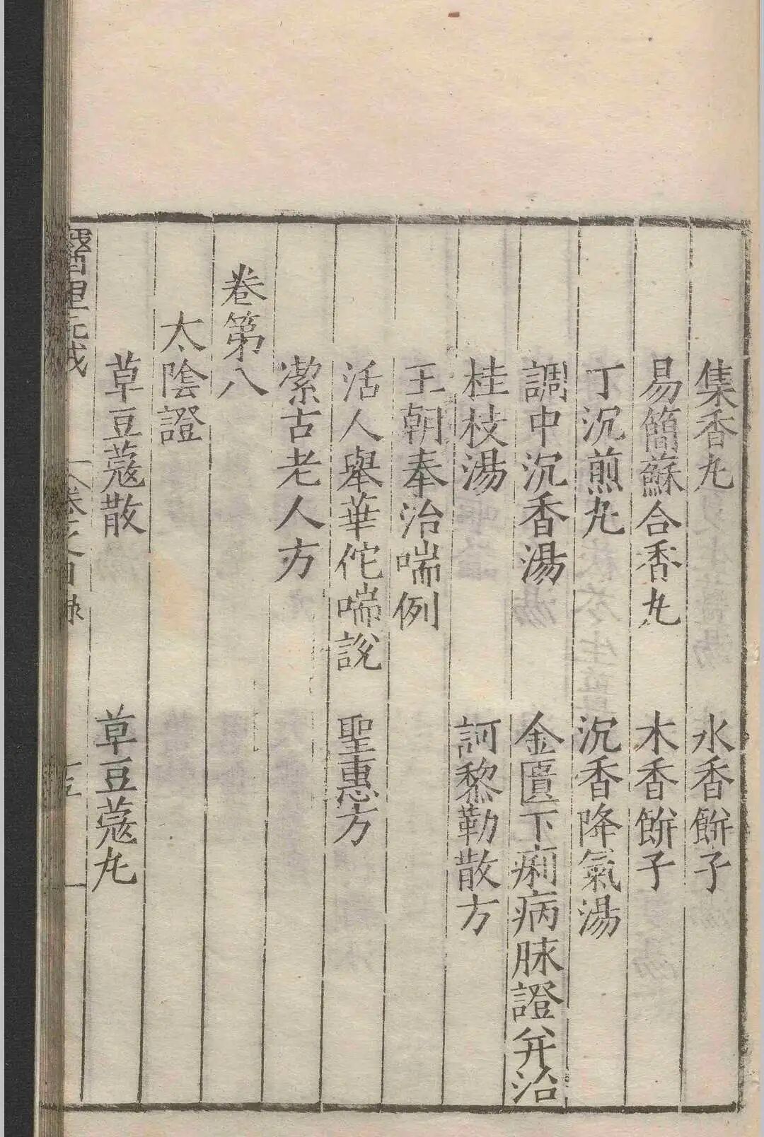 明嘉靖二十二年刊本《医垒元戎》:元王好古撰,宗仲景伤寒,兼采张元素李东垣,内外妇儿证治全编(5) 明嘉靖二十二年刊本《医垒元戎》:元王好古撰,宗仲景伤寒,兼采张元素李东垣,内外妇儿证治全编(5)